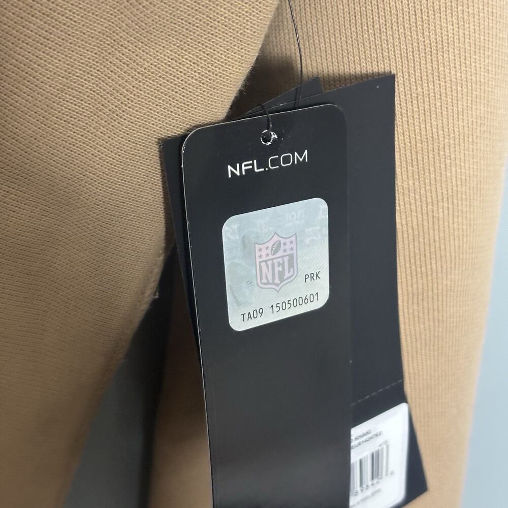 NWT Pittsburgh Steelers Football Hoodie Sweatshirt Large Khaki Men’s Women’s NFL - Picture 6 of 11
